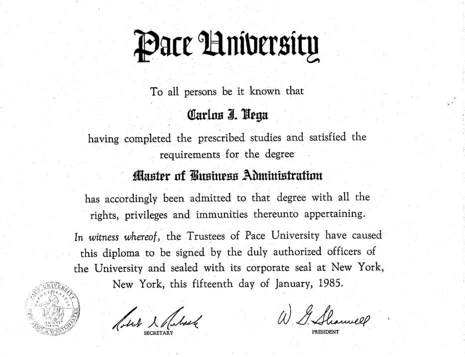Pace University, MBA